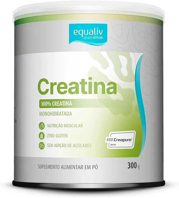 Pote Equaliv Creatina Creapure Monohidratada 300g