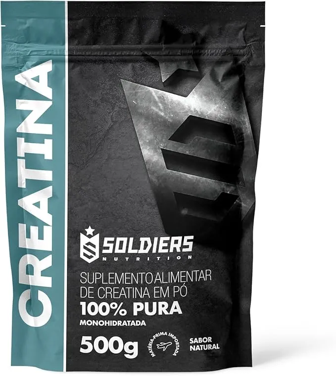 Sacola Soldiers Nutrition Creatina Monohidratada Micronizada 500g